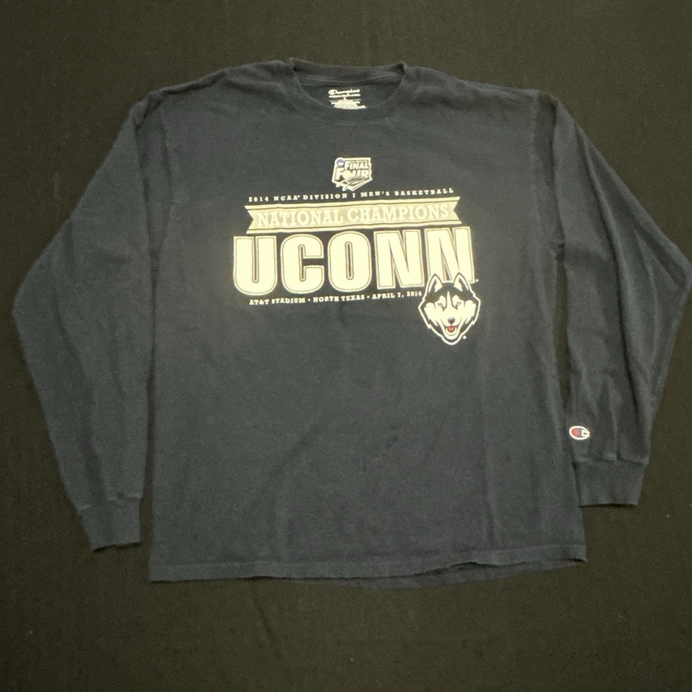 Champion 2015 UConn Final Four National Championship T-shirt Men's Large